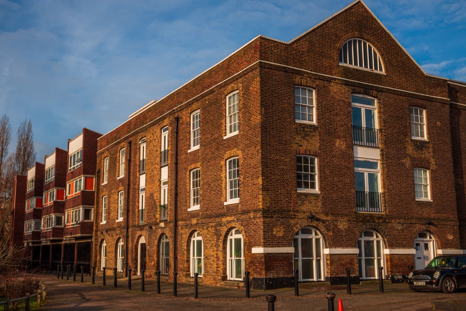 Converted brick commercial and mixed-use property
